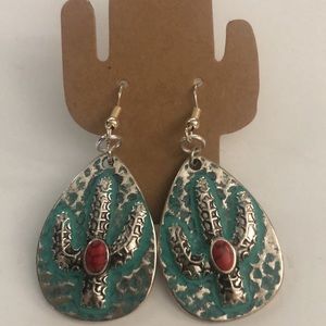 Cactus earrings